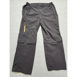 Outdoor Collection Convertible Hiking Pants 4XL Gray Zip Off Trail Lightweight